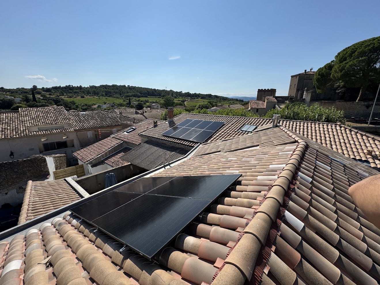 Installation 6 kWc Fronius avec batterie et borne VE à Pignan, Hérault